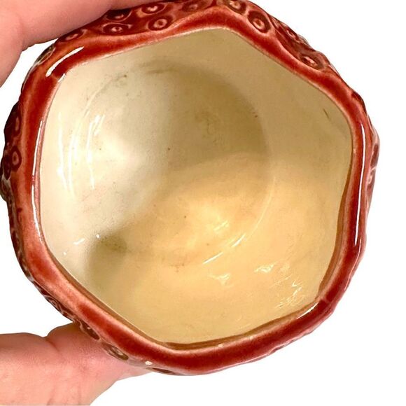 VTG Strawberry Figural Jam Jar with Spoon 112 - Picture 5 of 9